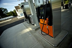 Hess Gas Station Commack Under the canopy