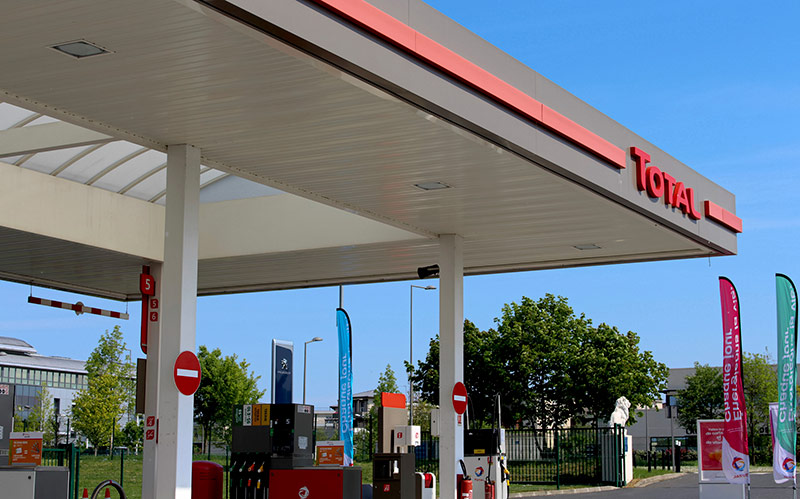 Gas Station Canopy Solar 