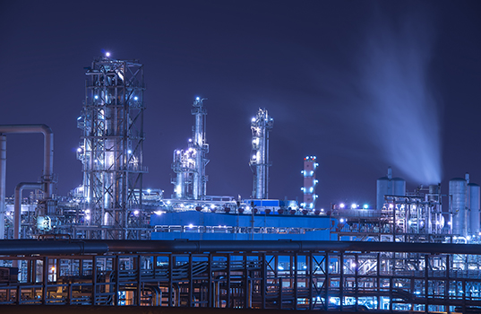 Refinery at Night 